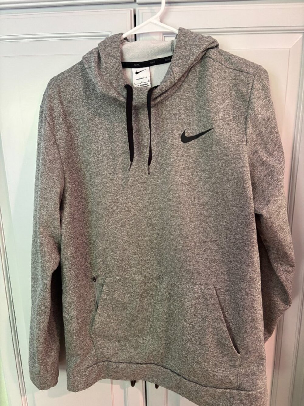 Large grey nike hoodie